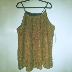 NWT Ana gold top